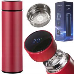  Thermo Bögre Termosz Smart Led 500ML Bordó