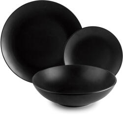 Ibili Set vesela Ibili Hokkaido, portelan, 12 piese, negru (IB-693580) Serviciu de masa