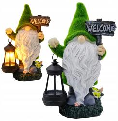 Real Garden Manó Kerti Lámpa Figura Kerti Szobor Napelemes Dekoratív Led (RC-K-2184)