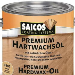 Saicos Premium Hardwax Oil 3305 Mат - Масло с твърда вакса 2.5л (6260)