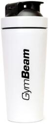 GymBeam Shaker Steel White, 750 ml