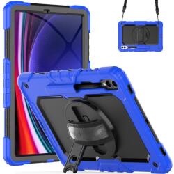  Rúgásálló borítás kézi fogantyúval Samsung Galaxy Tab S9+/Tab S10+ készülékhez - kék (660204119F)