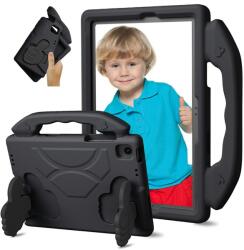  Tartós EVA hüvelykujjas tok markolattal Samsung Galaxy Tab A11+/Tab A9+ táblagéphez - fekete színben (6602009475A)