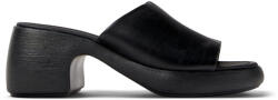 Camper Piele Mule cu Gros cu gleznă înaltă Toc în Culoare Negru K201722-001 (K201722-001)
