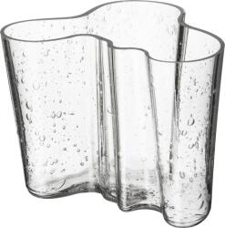 Iittala Vază Aalto 16 cm, transparentă, sticlă cu bule (1084772)