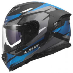LS2 FF818 Storm III Komai Black/Blue Cască Moto Față întreagă ECE 22.06 1600gr cu Pinlock și Sunvisor 16818 06 25 (25)