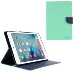  Goos PU bőr tok iPad mini 4 készülékhez - cián színű (10110338D)