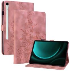  Virágok záró tok Samsung Galaxy Tab S11 készülékhez - rózsaszín (6602010029C)