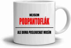  Fehér kerámia bögre 330ml képpel - nem vagyok cipellő (HRNEK-90X82-BILY-418)