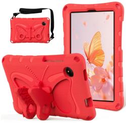  Gyerekek Pillangó EVA tartós tok pánttal Xiaomi Redmi Pad SE 8.7 tablethez - piros (6602007517F)