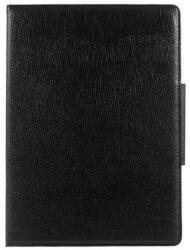  Dupla PU bőr tok bluetooth billentyűzettel iPad Pro 12.9 (2017) - fekete (10410078A)