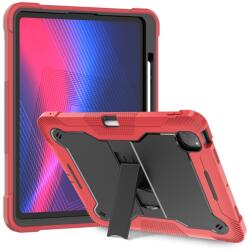  Kick tartós hibrid tok iPad Pro 13 (2024) - Fekete/piros (6602006636B)