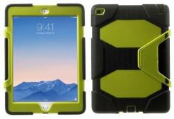  Tarry hibrid tartós tok állvánnyal iPad Air 2 készülékhez - zöld (11050724D)