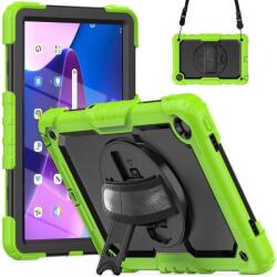  Hibrid táblagép tok kéztartóval és vállpánttal Lenovo Tab M10 Plus (3rd Gen) - zöld (660200811C)