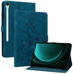  Virágok záró tok Samsung Galaxy Tab S11 készülékhez - kék (6602010029F)
