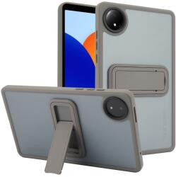  Skiny zselés tok fix hátlappal és flip állvánnyal Xiaomi Redmi Pad SE 8.7-hez - szürke (6602008198C)