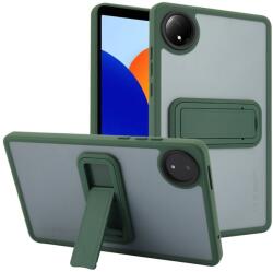  Skiny zselés tok kemény hátlappal és flip állvánnyal Xiaomi Redmi Pad SE 8.7-hez - zöld színű (6602008198D)