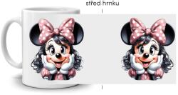  Fehér kerámia bögre 330ml képpel - minnie (HRNEK-90X82-BILY-450)
