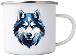  Fehér bögre 380ml képpel - farkas (HRNEK-PLECH-80X87-113)