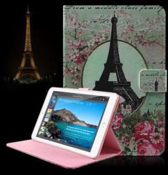  Emocionális pattintható könyvtáska iPad mini 4 készülékhez - Eiffel-torony (10110279E)