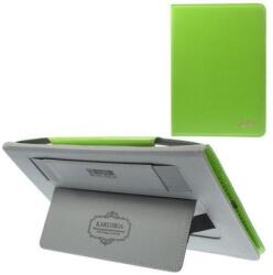  Kusi PU bőr tok állvánnyal iPad Air 2 készülékhez - zöld (11020445F)