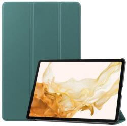  Pozicionáló intelligens PU bőr tablet tok Samsung Galaxy Tab S8 Plus - zöld (101244194E)