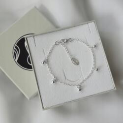 Astyle Láncos karkötő gyöngyökkel, ezüst