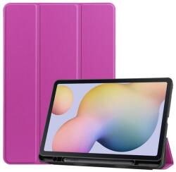  Pozicionáló intelligens PU bőr táblagép tok Samsung Galaxy Tab S8 - lila (101229132G)