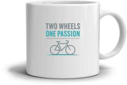  Fehér kerámia bögre 330ml képpel - két kerék (HRNEK-90X82-BILY-42)