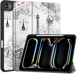  Patte Zárható tok iPad Pro 13 (2024) - Eiffel-torony (660206134A)