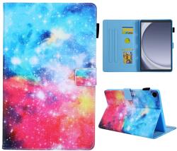  Kereszt alakú, intelligens záró tok Samsung Galaxy Tab A11/Tab A9 - csillagos égbolt (660204791B)