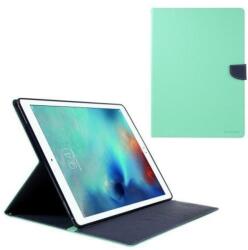 Napló PU bőr tok iPad Pro 12.9 készülékhez - cián színű (10111150F)
