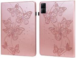  Pillangó záró tok a Xiaomi Redmi Pad 10.6 tablethez - rózsaarany színben (660201946D)