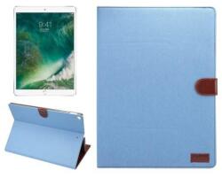  Jeans textil / PU bőr tok iPad Pro 12.9 készülékhez - világoskék (10118206B)