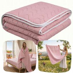  Nyári Paplan 200x200cm Könnyű Antiallergén Rugalmas Lengyel Termék (Kołdra Lato RÓŻ 200x200)