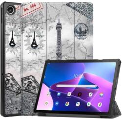  Patty okos pozicionáló táblagép tok Lenovo Tab M10 Plus (3rd Gen) - Eiffel-torony (101807453C)