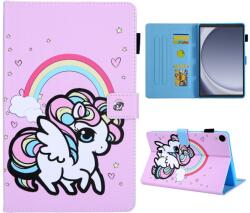  Kereszt okos tok Samsung Galaxy Tab A11/Tab A9 - póni és szivárványos (660204791L)