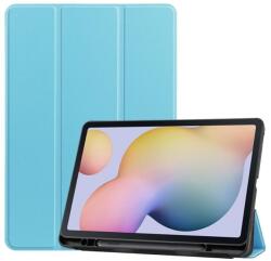  Pozicionáló intelligens PU bőr táblagép tok Samsung Galaxy Tab S8 - világoskék (101229132F)