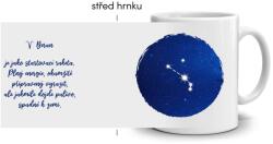  Fehér kerámia bögre 330ml képpel - Kos jegy (HRNEK-90X82-BILY-355)