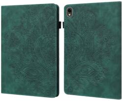  Virágok záródó tok Samsung Galaxy Tab S9 FE/Tab S10 FE - zöld (660204021D)