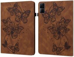  Pillangó záró tok Xiaomi Redmi Pad 10.6 tablethez - barna (660201946E)