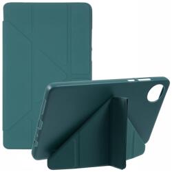  Origamis összecsukható táblagép tok Xiaomi Redmi Pad SE 8.7 - sötétzöld (6602007425B)