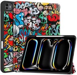  Patte záró tok iPad Pro 13 (2024) - graffiti (660206134E)