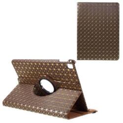 Átlós PU bőr tok pozicionálással iPad Pro 9.7 készülékhez - barna (10111794E)