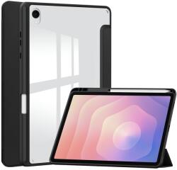  Tok okos záródó tok fix hátlappal Samsung Galaxy Tab S11 készülékhez - fekete (6602010137A)