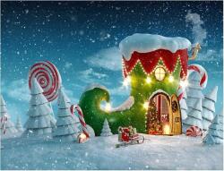  Bájos fotós háttér Tél Karácsony Manó Kobold (57457)