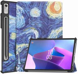  Print Smart Closing Case for Lenovo Tab P11 Pro (2. Gen) - olajfestmény (660201719A)