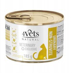 4Vets NATURAL 4Vets Cat Urinary Non-struvite 185g Macskaeledel húgyúti problémákra, nem struvit típusú, 185g