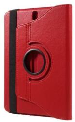  Kör 360°-ban forgatható tok Samsung Galaxy Tab S3 9.7 T820-hoz - piros színű (10126623D)
