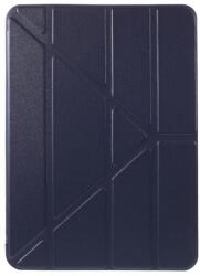  Origami összecsukható PU bőrből készült pénztárca tablet tok iPad Air (2020)/Air (2022) - sötétkék (101124388F)